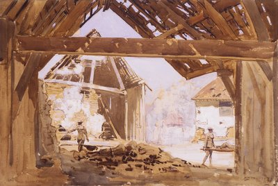 Gas Alert by Arthur Streeton